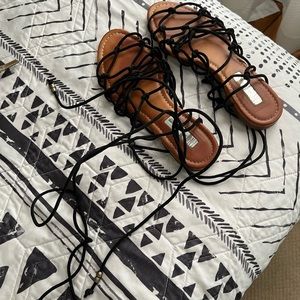 Wrap around sandals